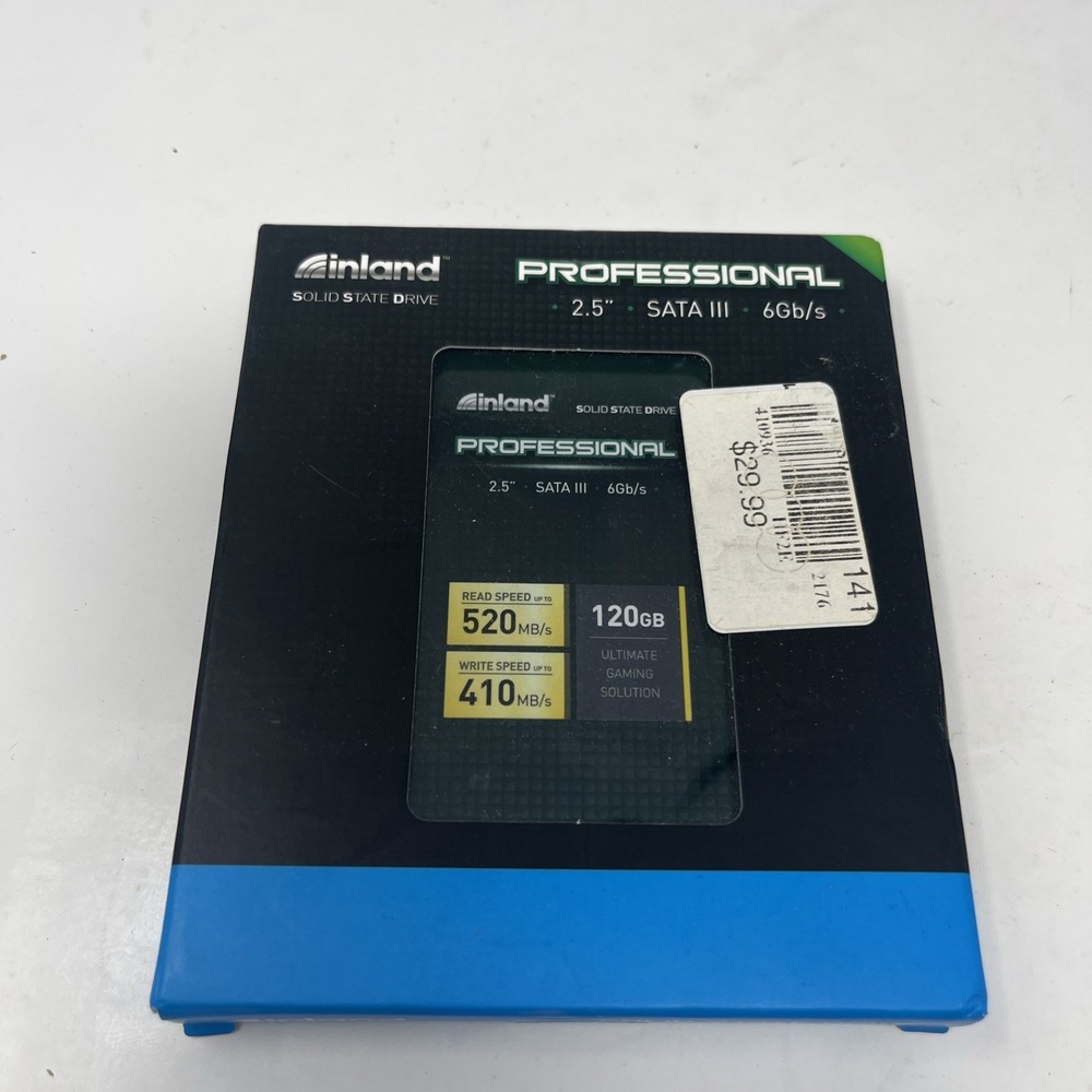 NEW Inland Professional 120GB SSD SATA 3.0 6Gb/s 2.5" Internal Solid State Drive